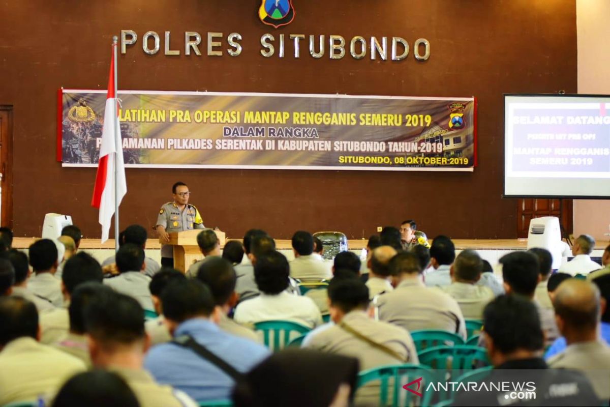 Pengamanan pilkades serentak Situbondo libatkan 3.344 personel gabungan