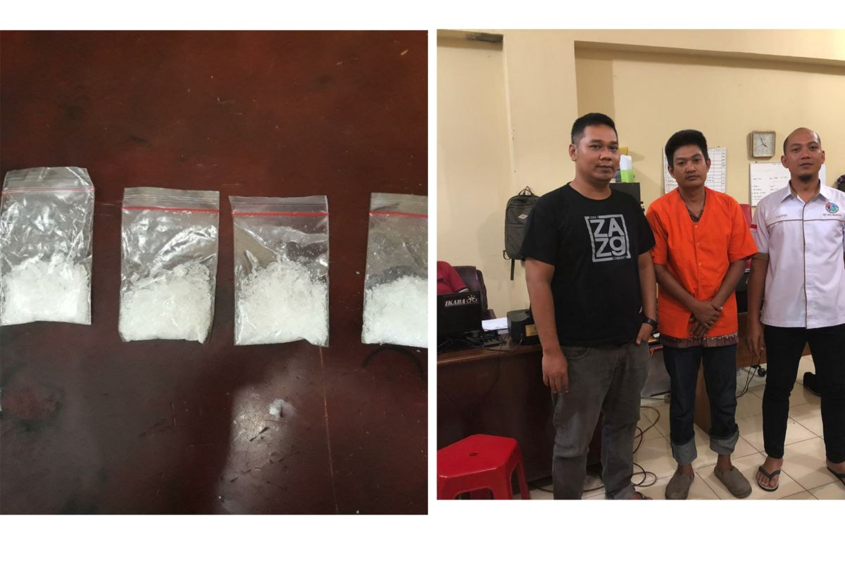 Gembong sabu-sabu Gebang 26,33 gram diringkus Satresnarkoba Polres Langkat