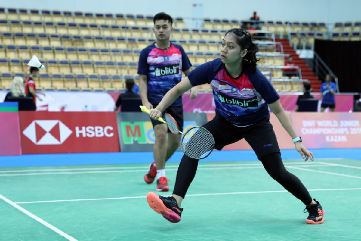 Leo/Indah ke babak ketiga WJC 2019