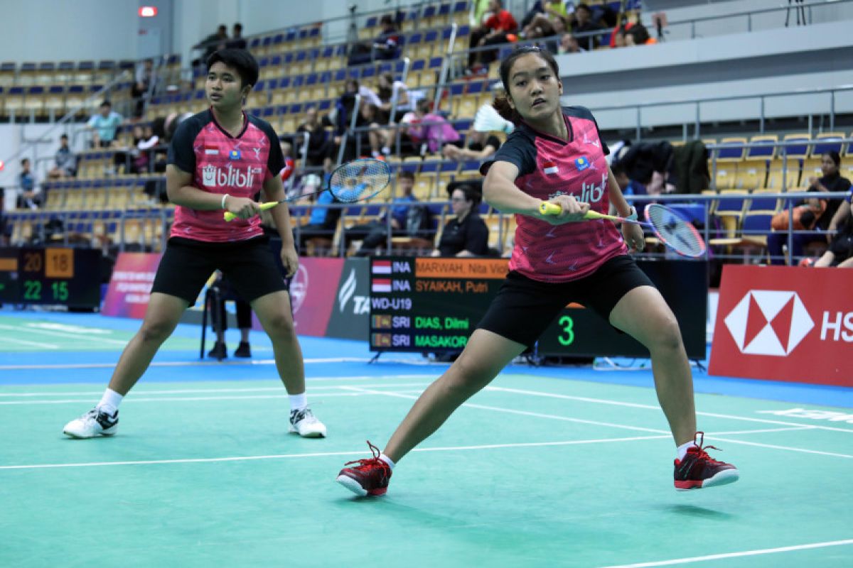 Tiga ganda putri Indonesia berhasil melaju ke perempat final WJC 2019
