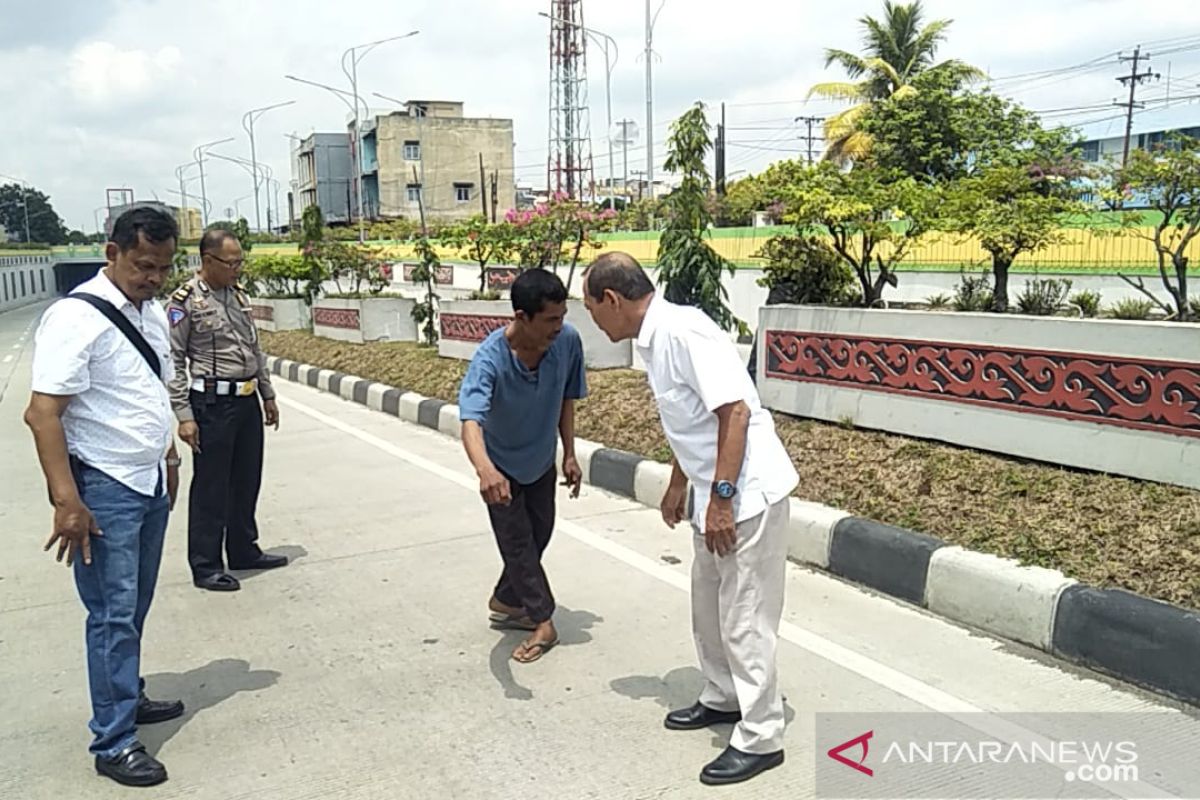 Polisi olah TKP kasus kematian aktivis Walhi Sumut Golfrid Siregar