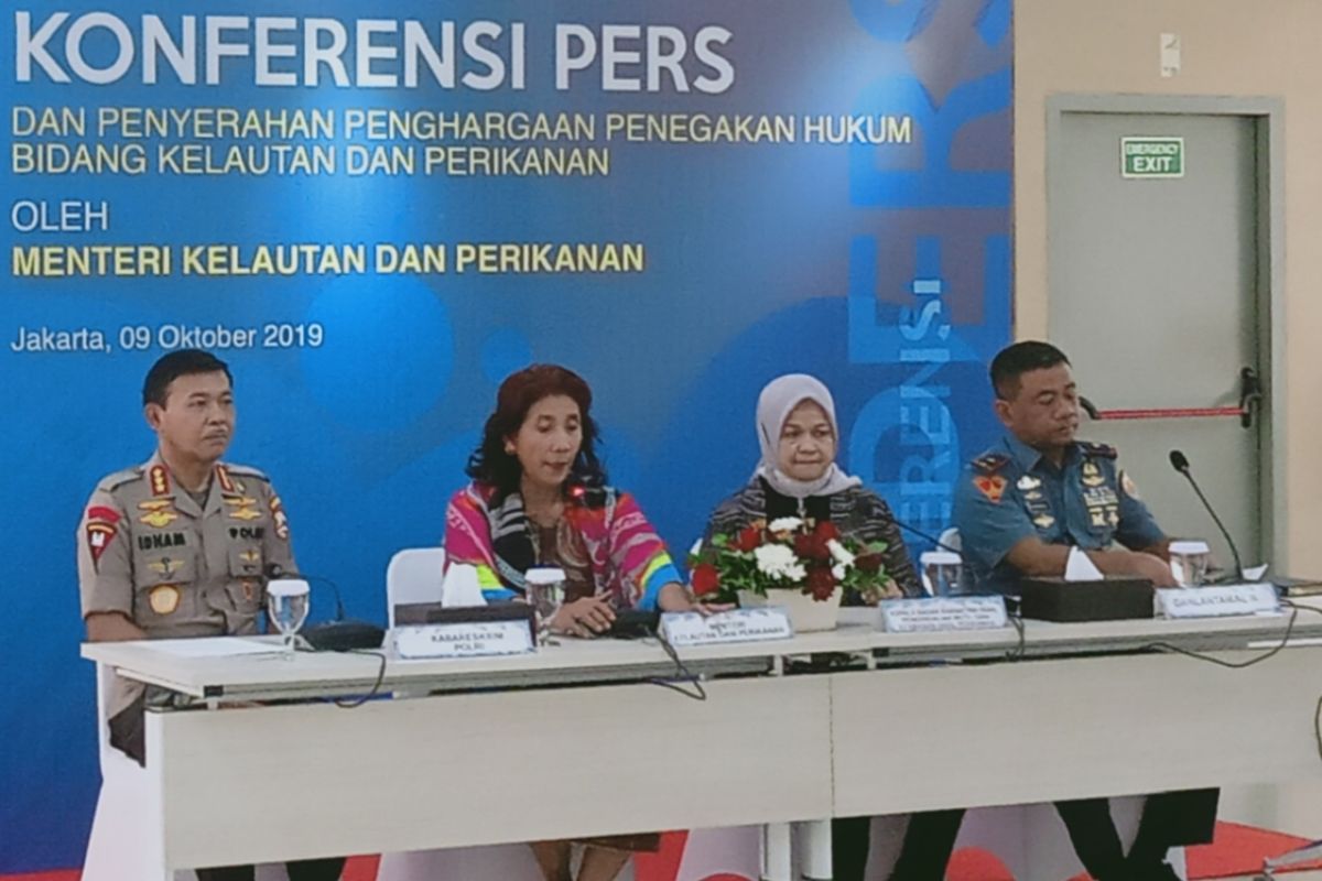 Menteri KKP Susi Pudjiastuti apresiasi keberhasilan menggagalkan penyelundupan benih lobster