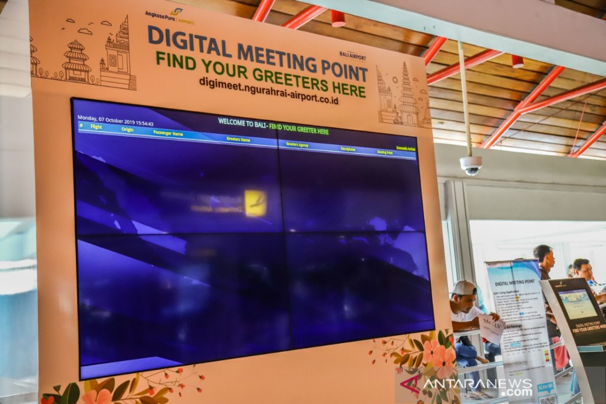 "Digital Meeting Point" Bandara Ngurah Rai bantu permudah penjemputan