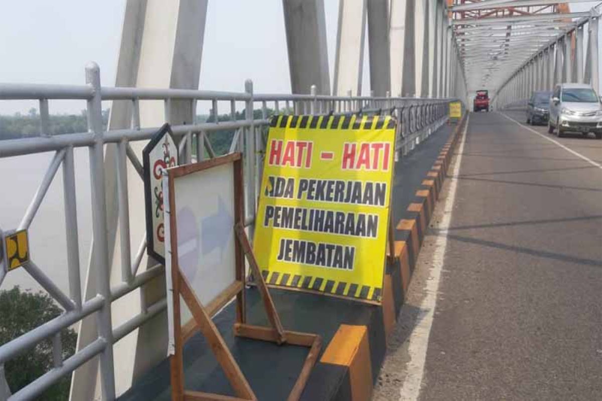 Beredar informasi Jembatan Kahayan ditutup, ini penjelasan PUPR Kalteng