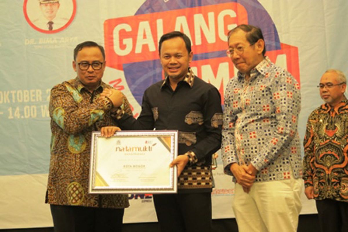 Kota Bogor sabet tiga penghargaan di Natamukti Award 2019