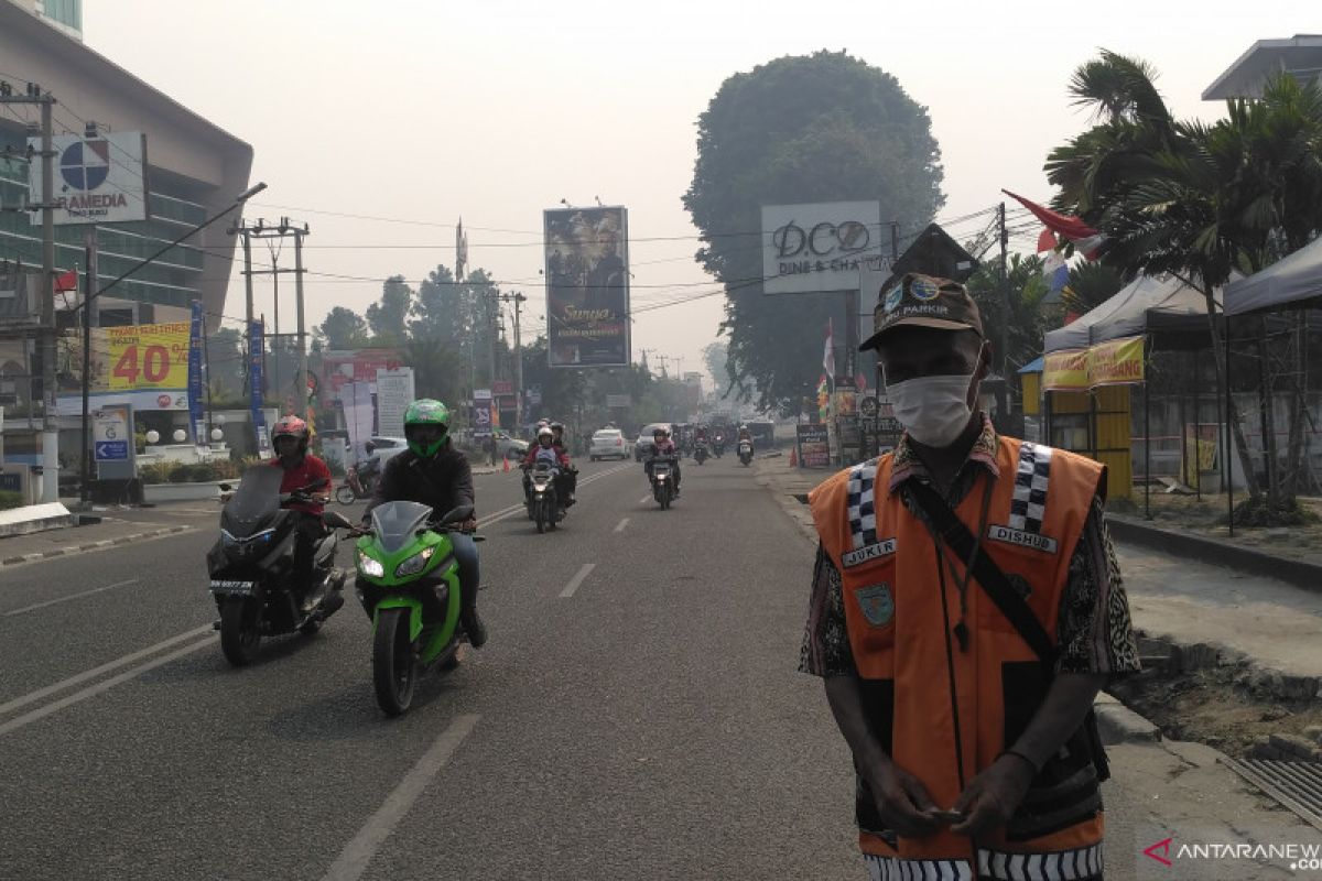 Kabut asap kembali selimuti Kota Jambi