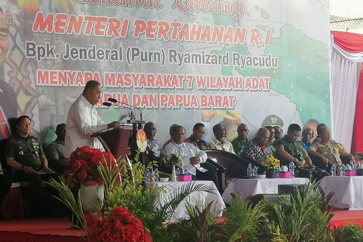 Ryamizard tegaskan Papua bagian integral dari NKRI