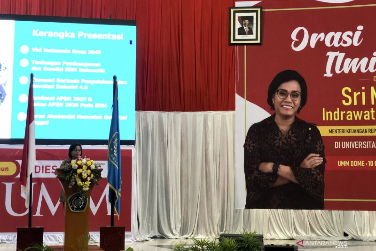 Sri Mulyani beberkan program pemerintah di hadapan ribuan mahasiswa