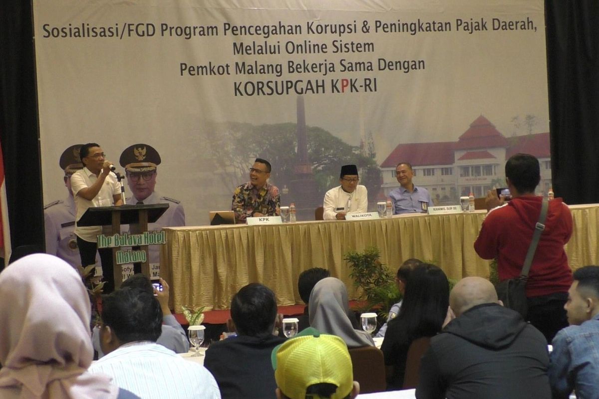 Derap langkah BP2D Kota Malang bersama KPK