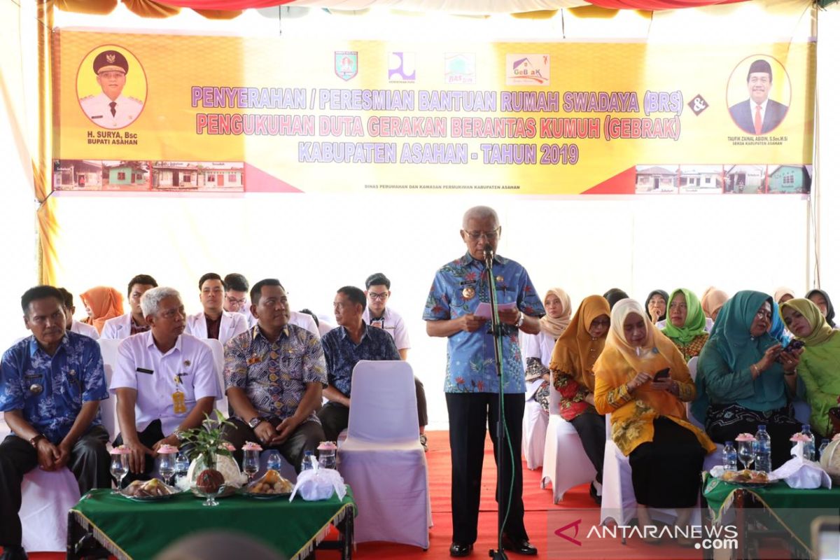 Bupati Asahan luncurkan program bantuan rumah swadaya