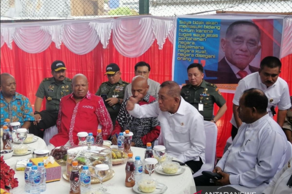 Menhan bertemu tujuh tokoh adat Papua dan Papua Barat di Jayapura