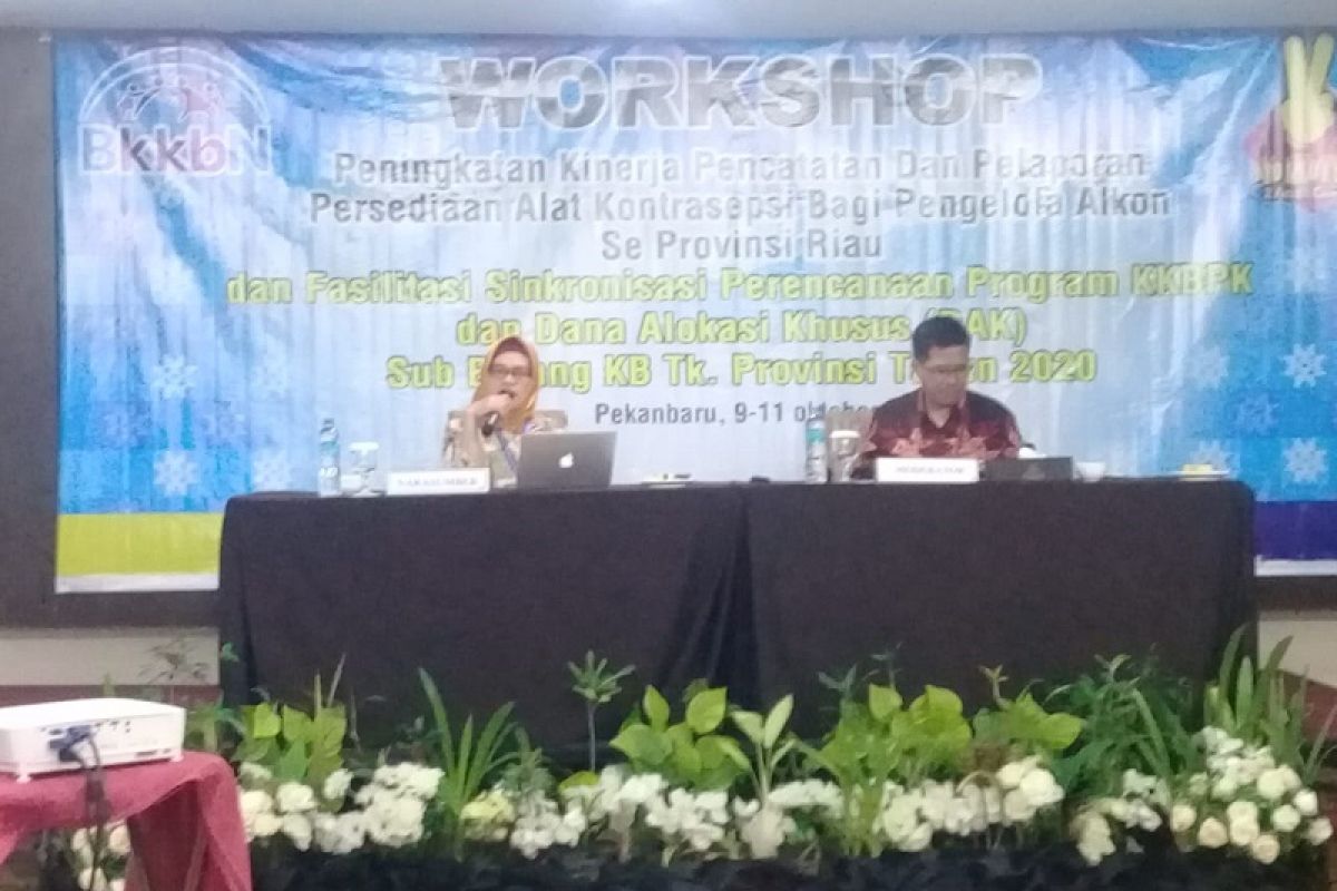 BKKBN: BKKBN Perwakilan Riau peroleh DAK tahun 2020 sebesar Rp54 miliar