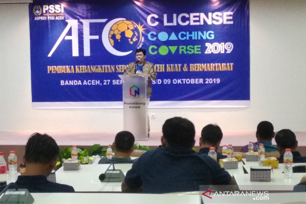 PSSI meminta pelatih berlisensi aktif bina sepak bola Aceh