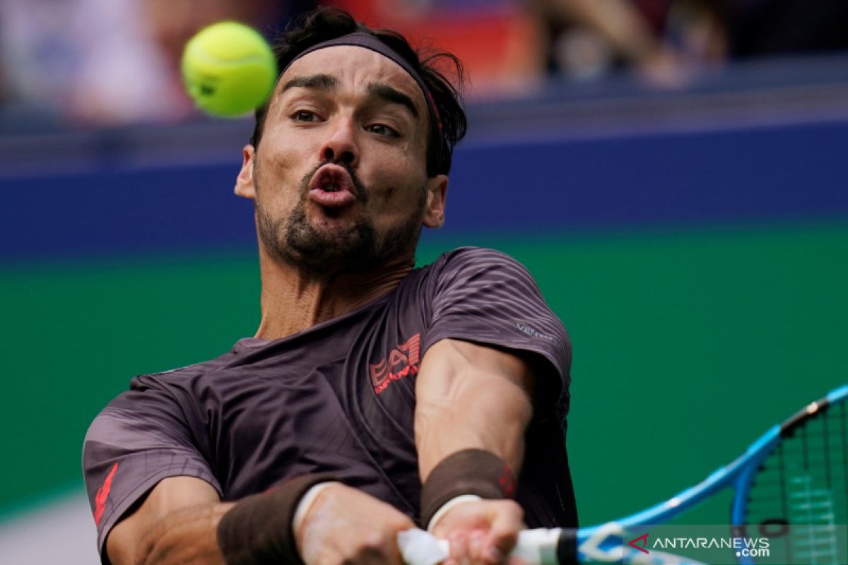 Positif COVID-19, Fognini mundur dari turnamen Sardinia Open