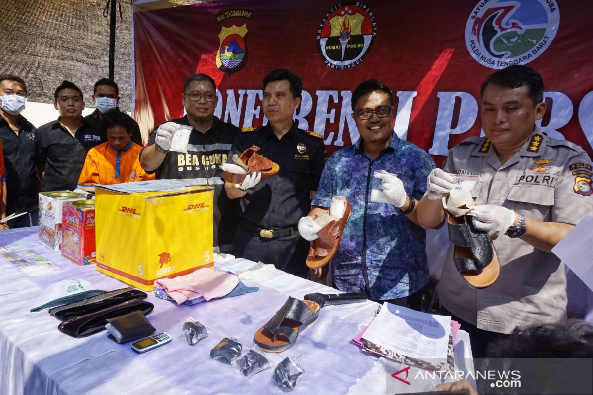 Polda NTB amankan setengah kilogram sabu asal Thailand dari warga Lombok Timur