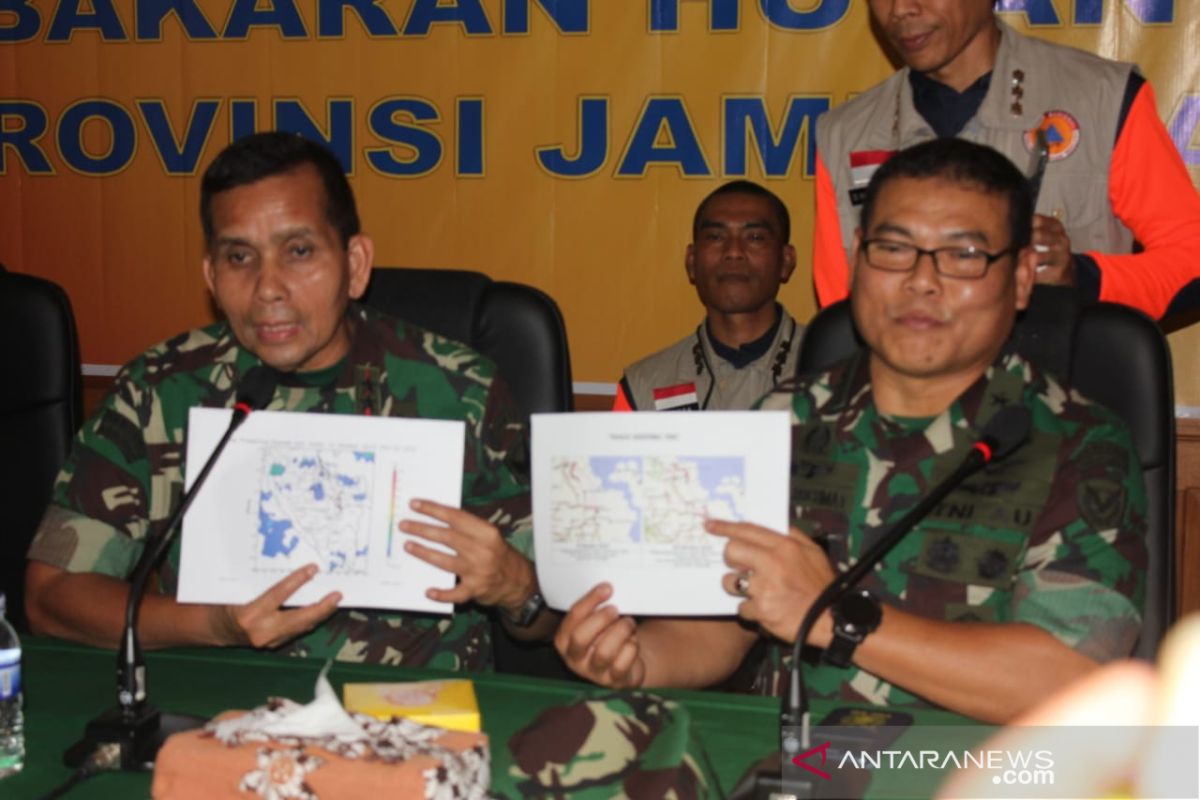 Pangdam II Sriwijaya tebar kapur tohor di wilayah Jambi