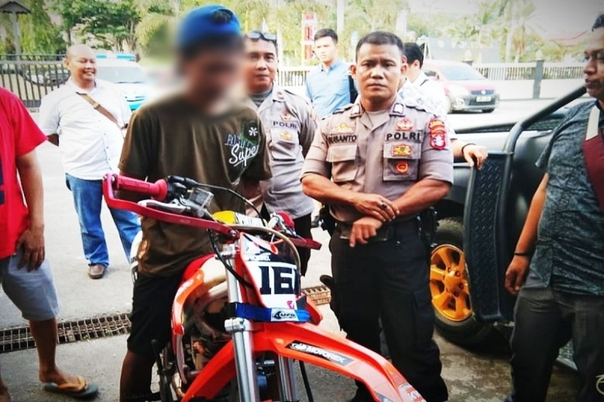 Mencuri motor di Kobar, tersangka ini ditangkap di Sampit