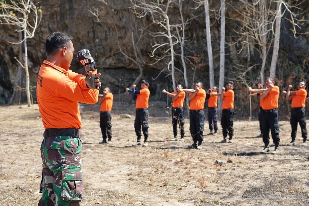 Satgas Reaksi Cepat Siap Sumbawa Barat latihan penanggulangan bencana