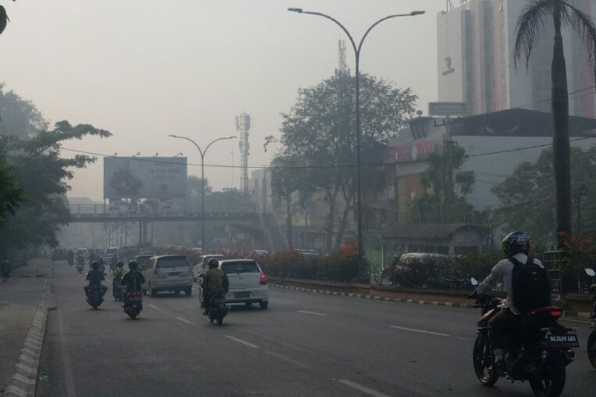 Kualitas udara di Palembang kembali ke level berbahaya