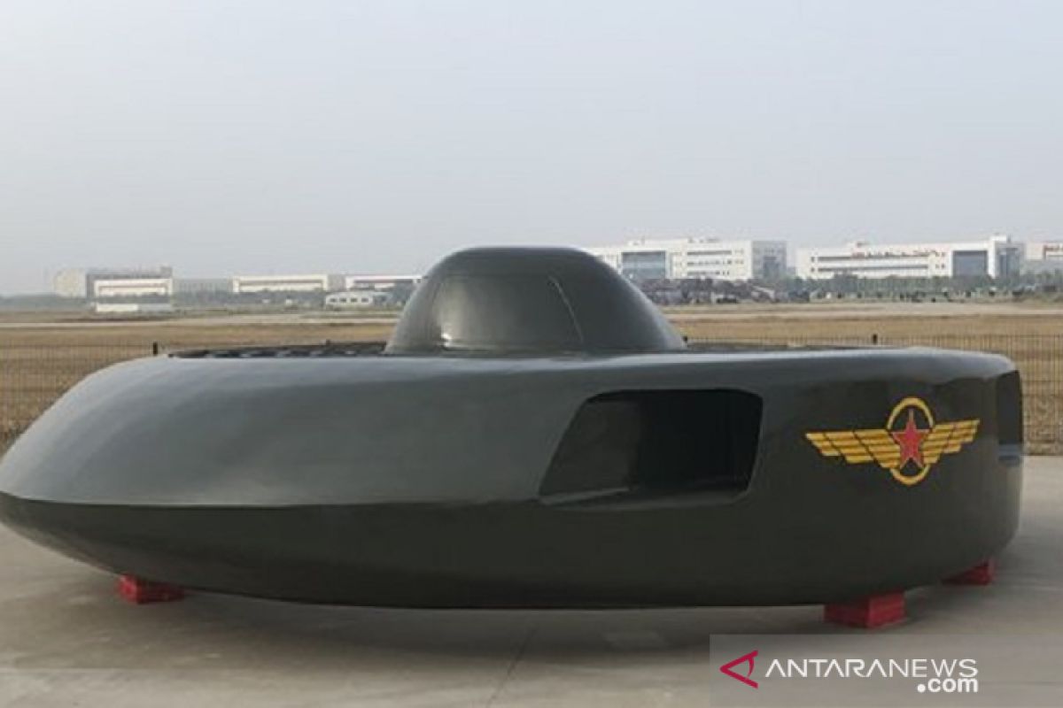 China uji coba Helicopter mirip piring terbang 2020