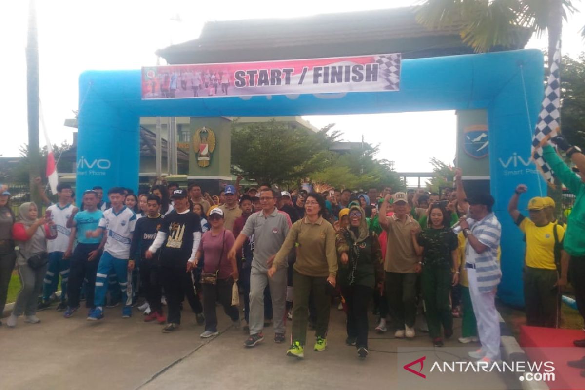 5.600 peserta ikuti fun bike dan jalan sehat Kodam XII Tanjungpura
