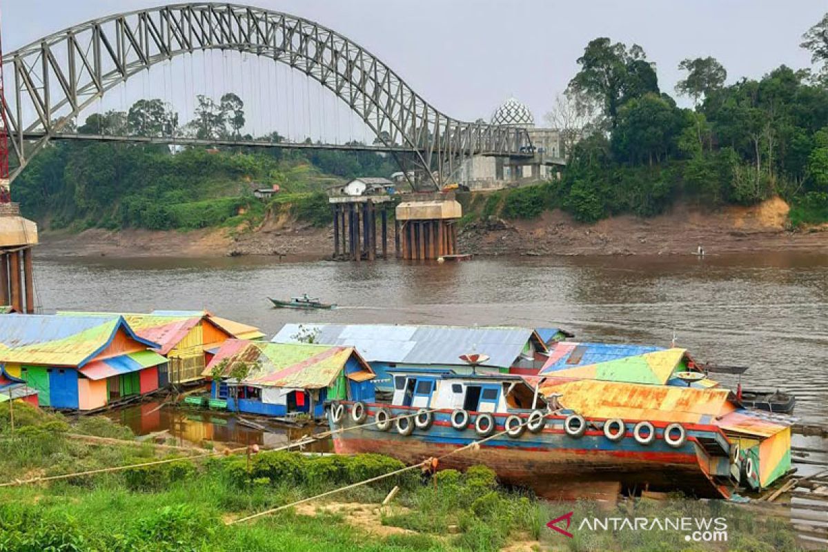 Sungai Barito kembali surut, angkutan besar terganggu