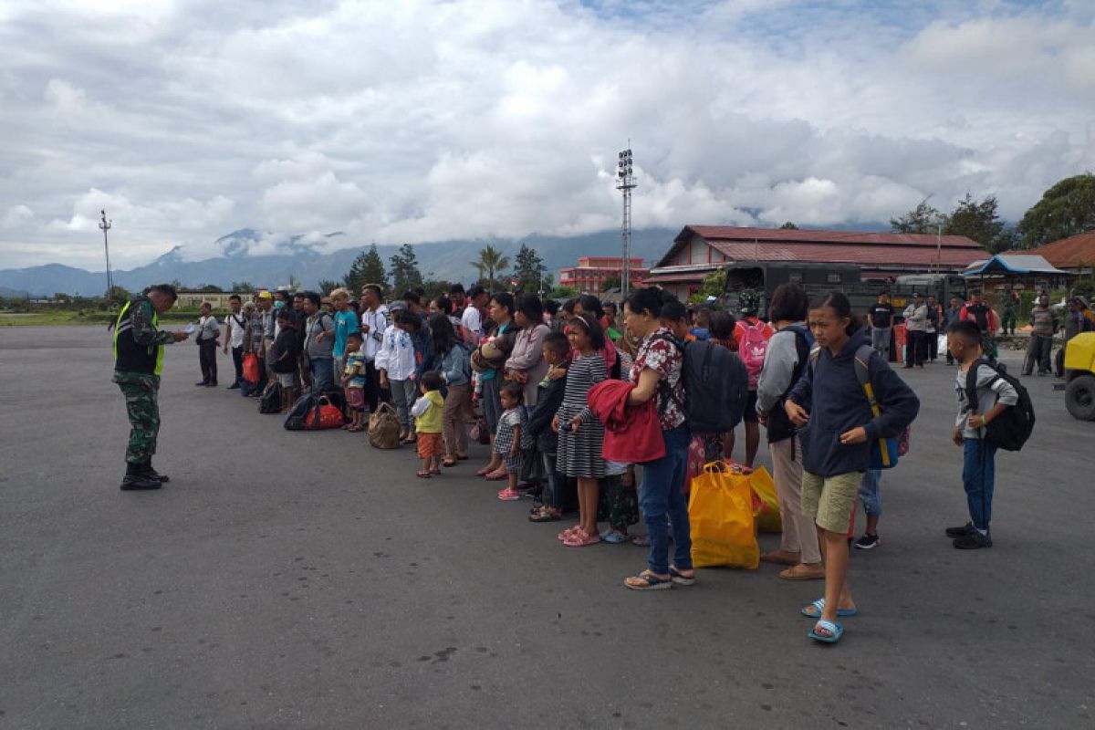 93 pengungsi di Kabupaten Jayapura kembali ke Wamena