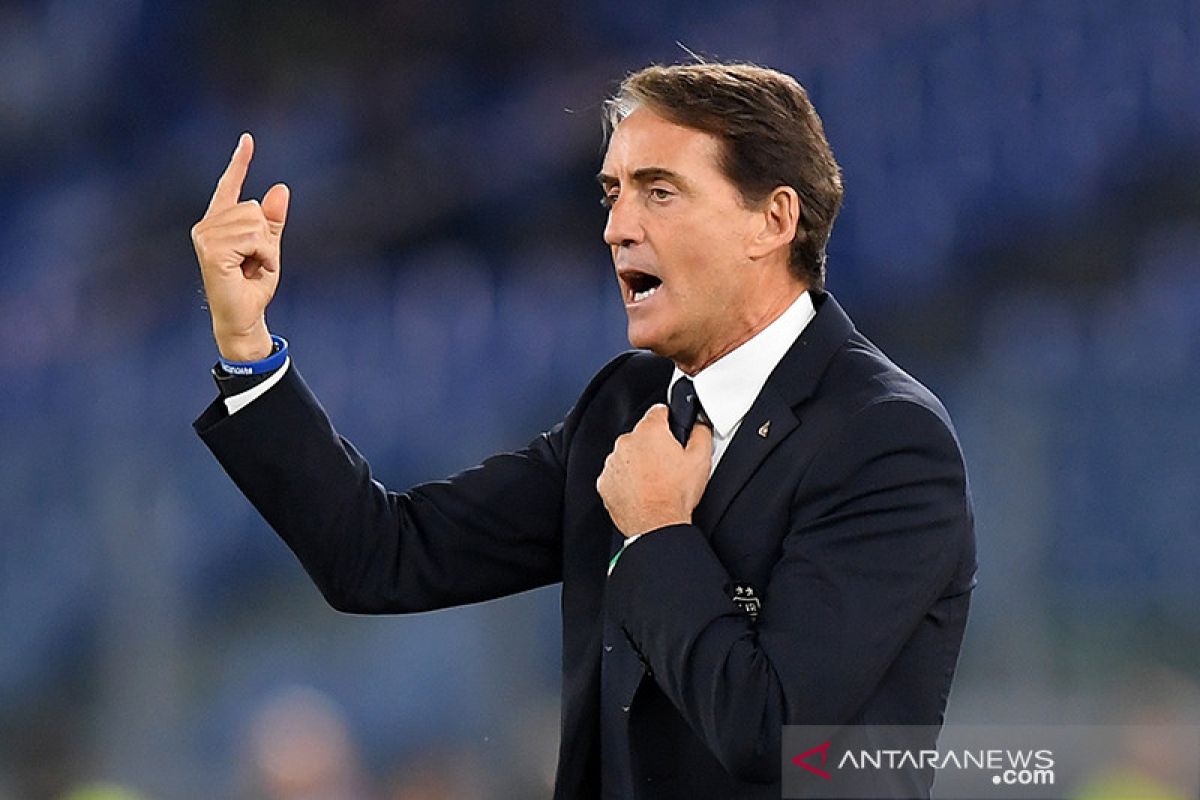 Mancini tetap siap bawa Italia juara meski Euro dimainkan tahun depan