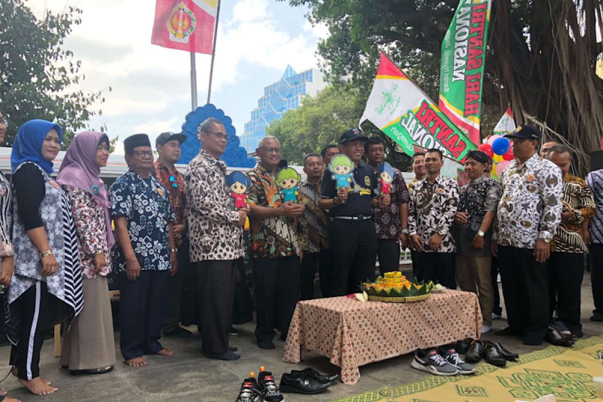 Jaka dan Lisa maskot budaya bersih Malioboro Yogyakarta