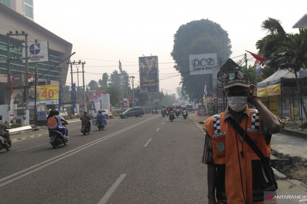 Asap pekat kembali selimuti Kota Jambi