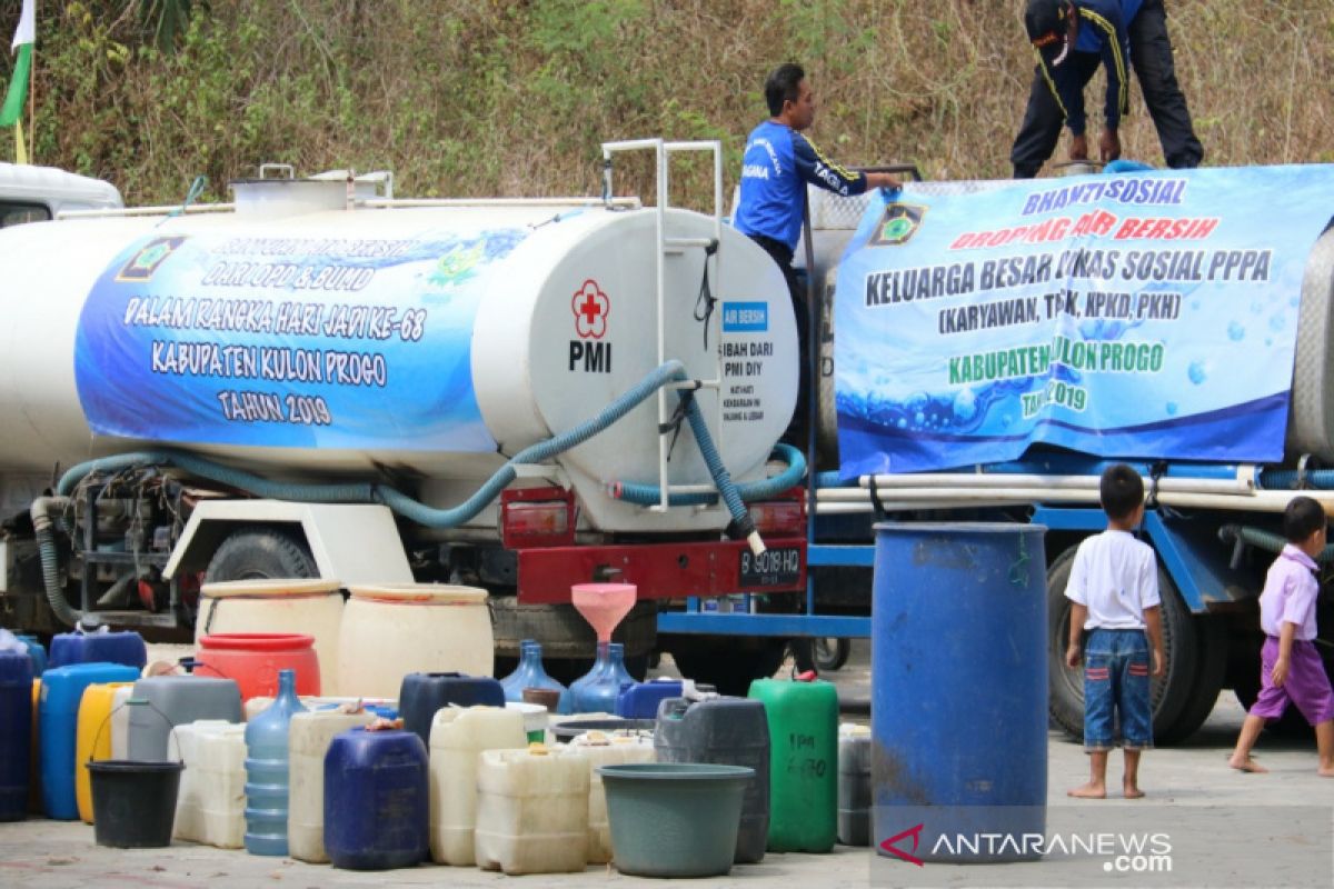 Jumlah warga terdampak kekeringan di Kulon Progo meningkat