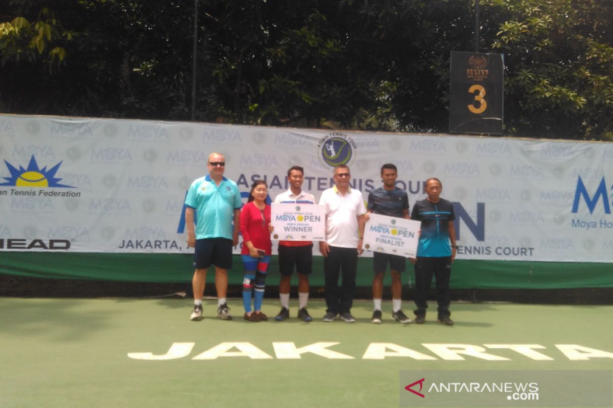 Althaf juara tunggal putra Moya Open setelah libas Adhitya di final