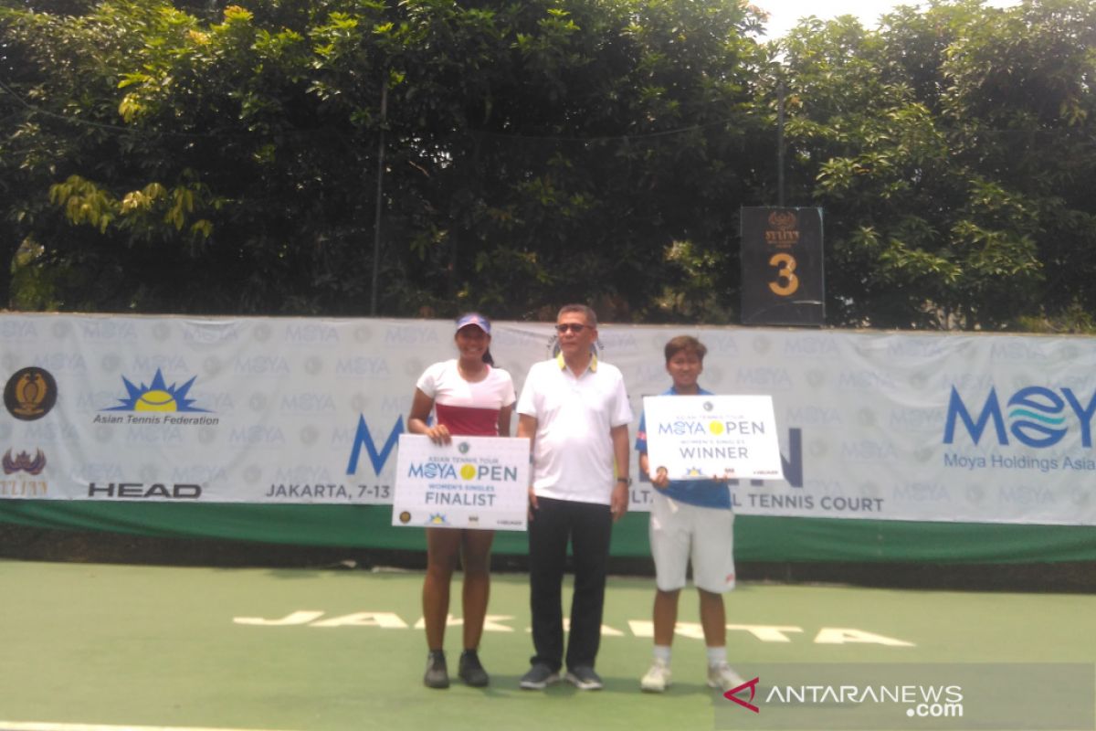 Fadona juara tunggal putri Moya Open