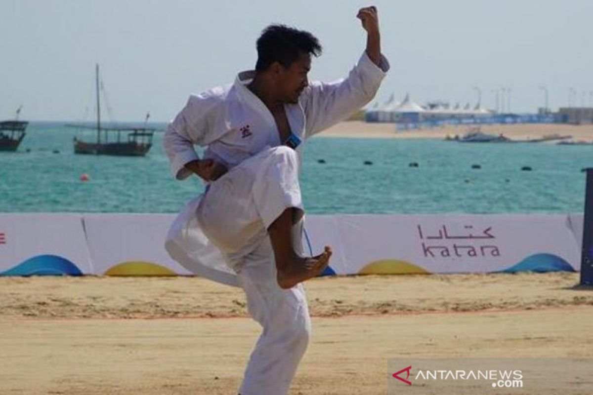 Karateka Zigi Zaresta maju ke delapan besar World Beach Games 2019