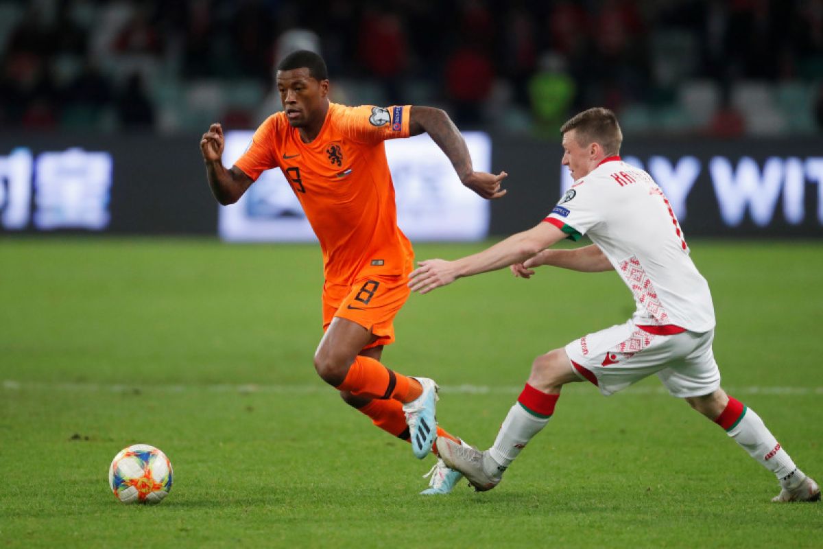 Belanda tundukkan Belarusia, Wijnaldum cetak gol