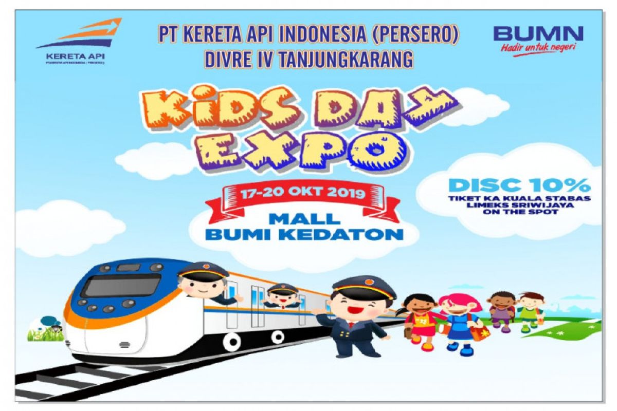 Kids Day Expo 2019 berikan diskon  tiket KA