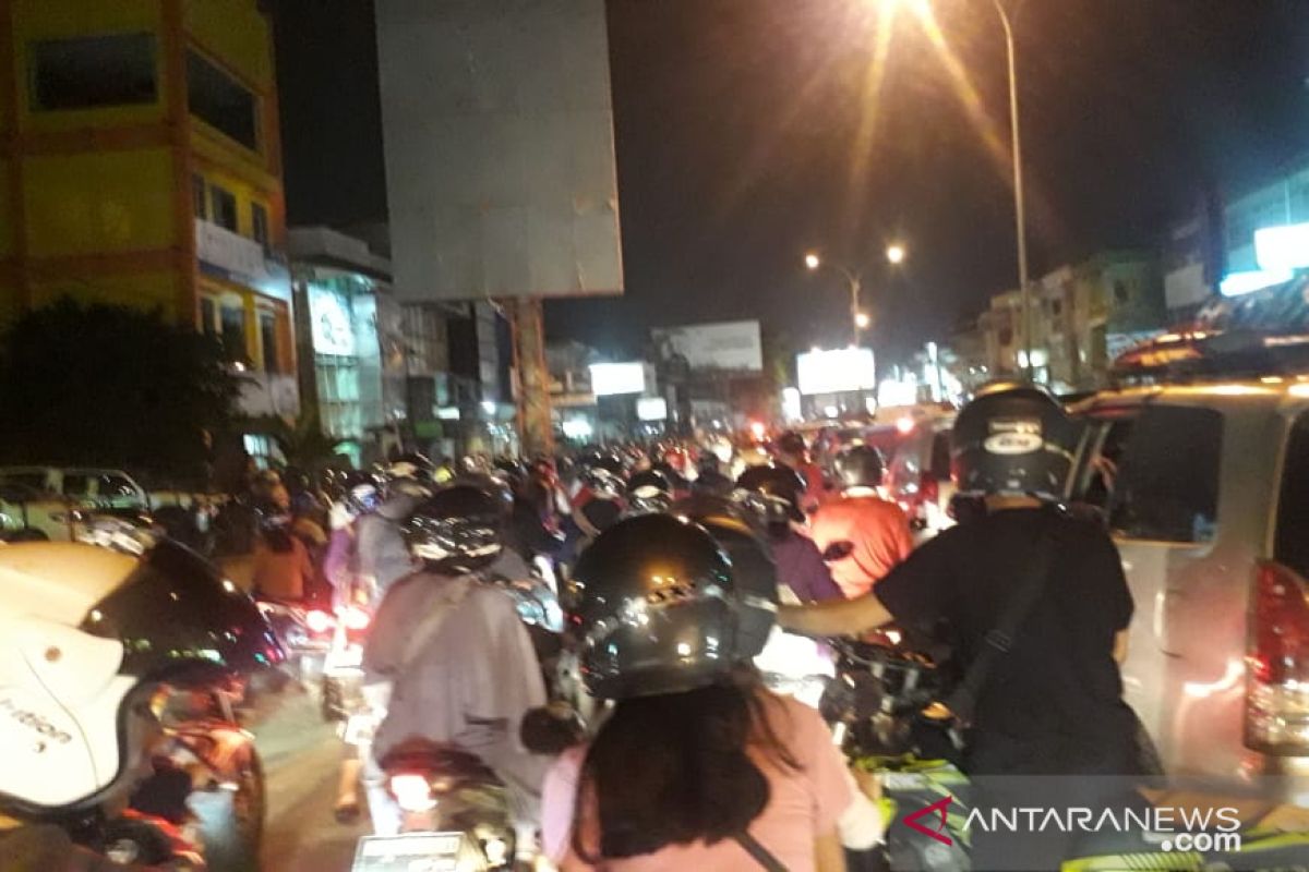 Polresta Pontianak lakukan rekayasa lalu-lintas atasi kemacetan