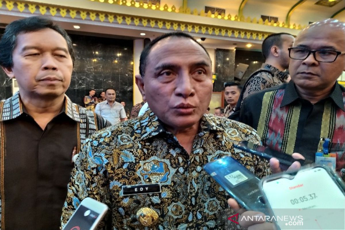 Gubernur  Edy Rahmayadi prihatin Wali Kota Medan terjaring  OTT KPK