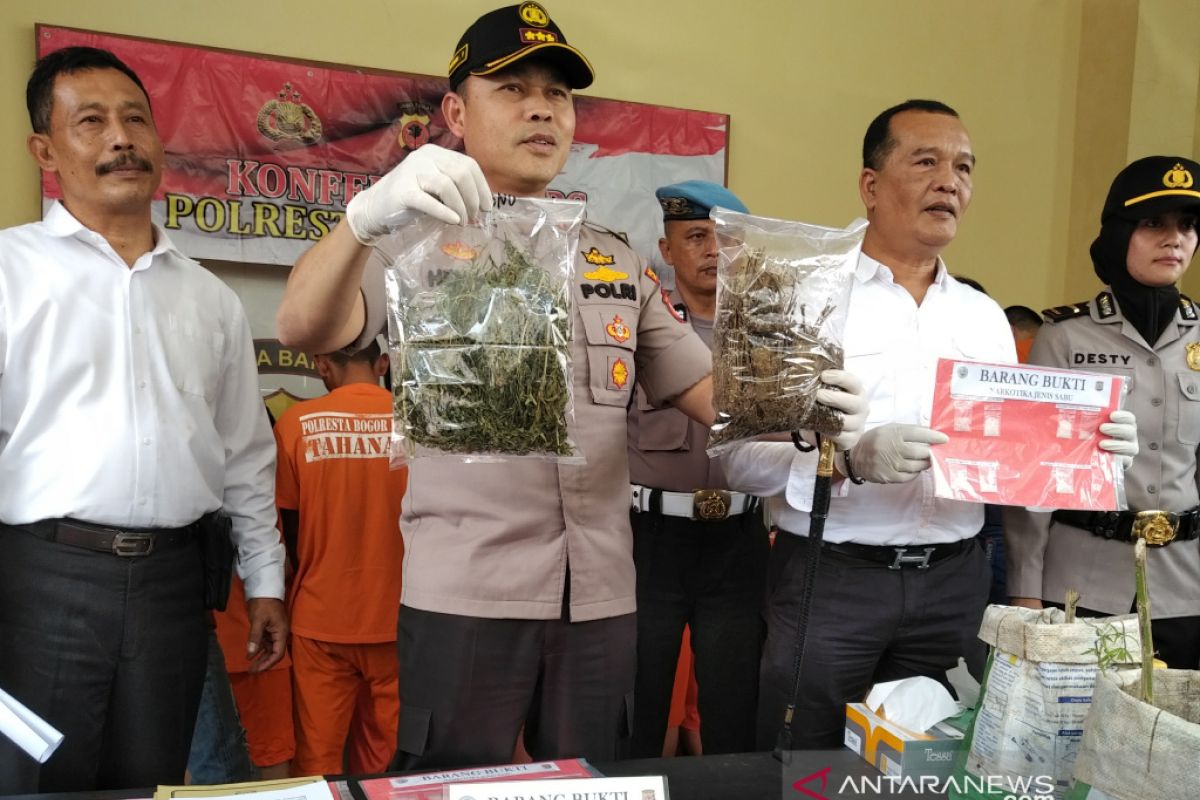 Polres Bogor Kota ungkap 17 kasus sabu dan ganja
