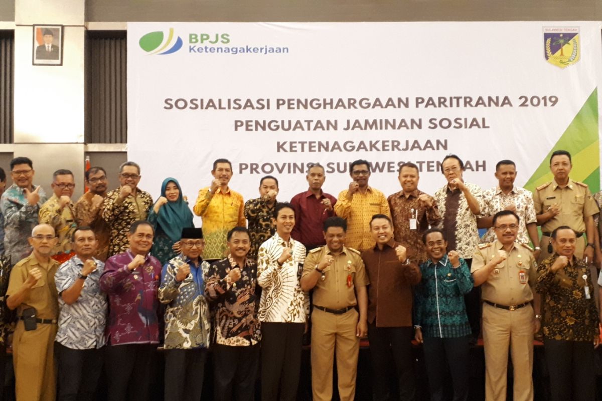 BPJS TK sosialisasikan Penghargaan Paritrana 2019 ke Pemda Sulteng