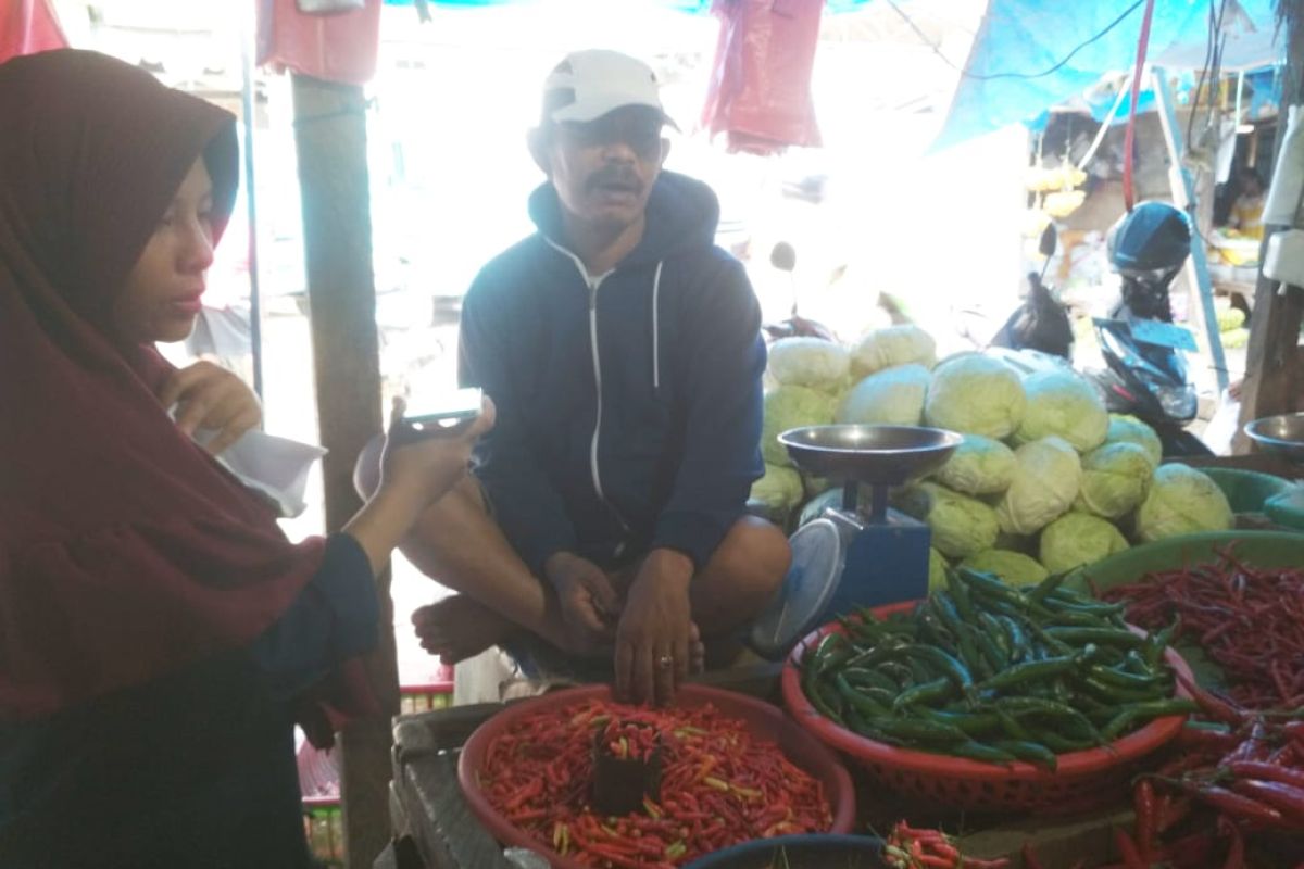 Kecuali cabai merah, harga kebutuhan pokok di Kendari stabil