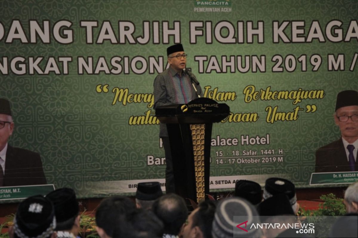 Gubernur: Sidang Tarjih Fiqih Muhammadiyah upaya wujudkan Aceh  beradab