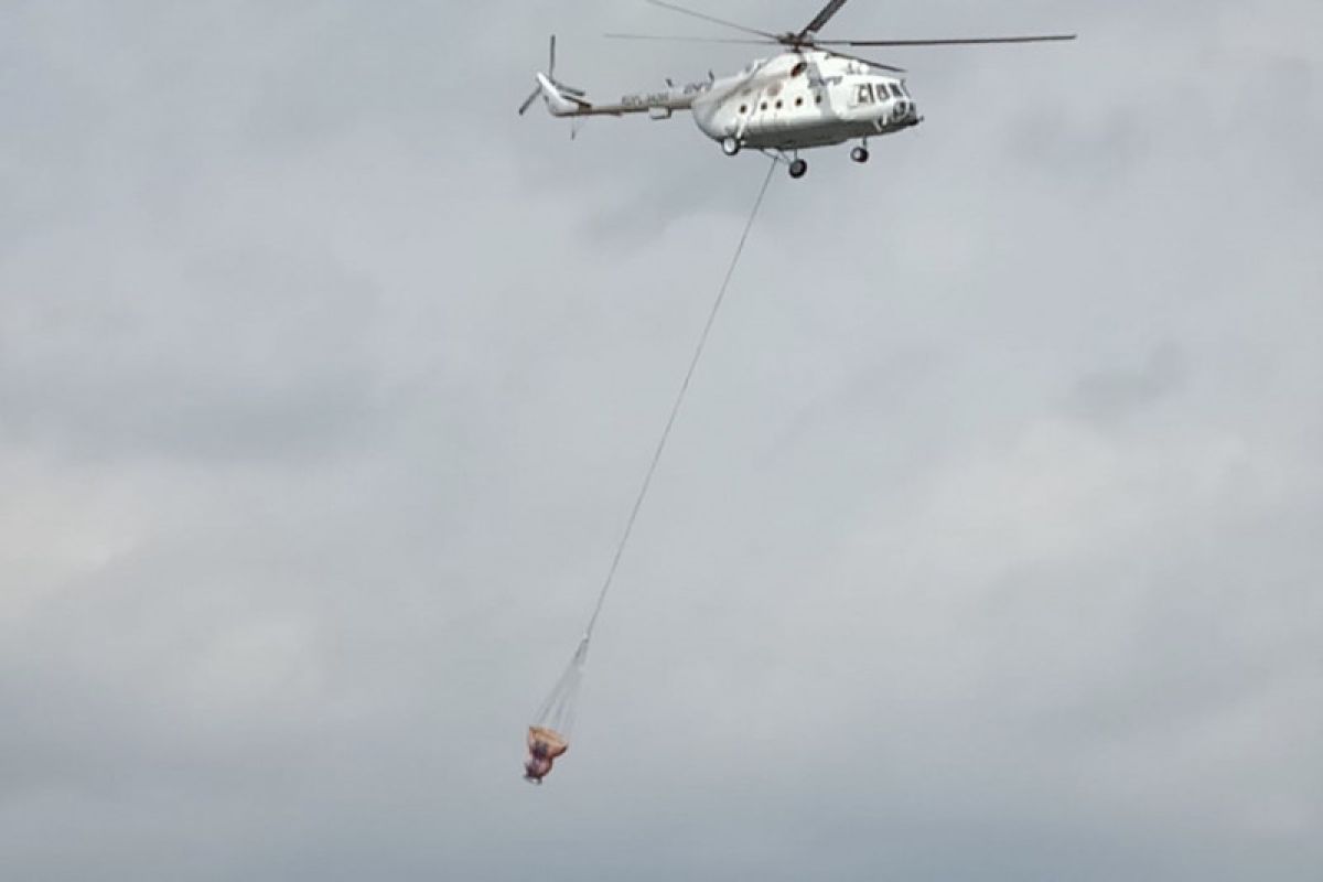 Pemadaman api Gunung Arjuno, Jatim datangkan helikopter 