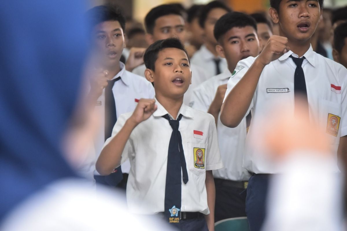 Latih jiwa kepemimpinan, 245 ketua OSIS Surabaya ikuti LDKS