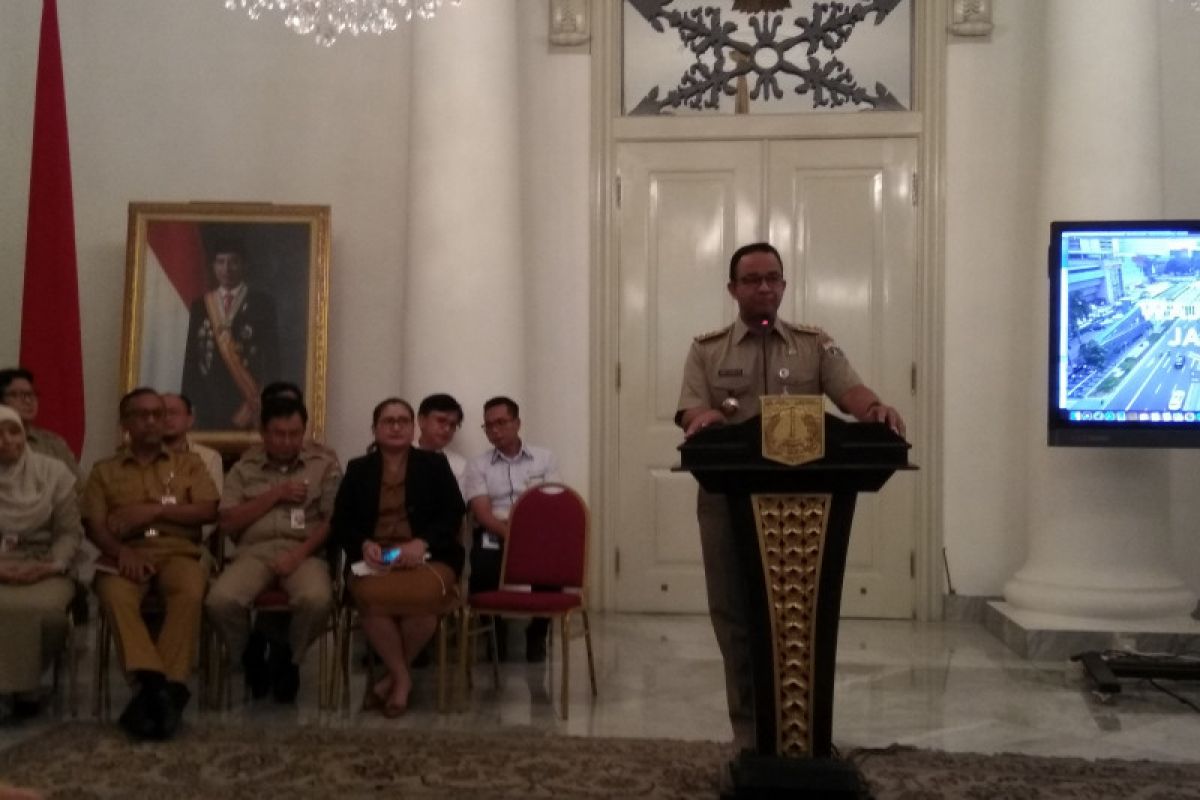 Anies sebut transportasi Jakarta banyak pengembangan