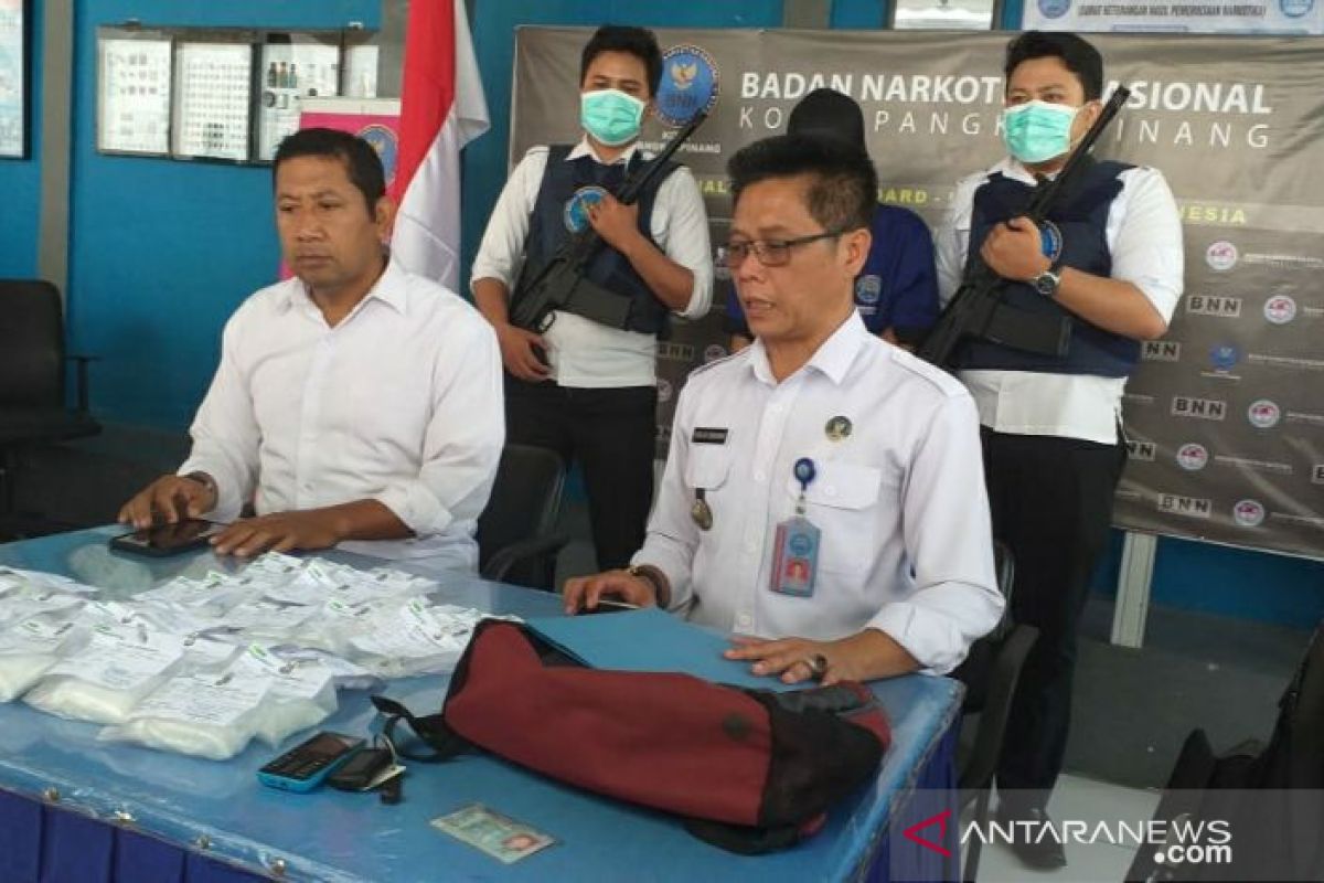 Tim gabungan BNN berhasil amankan 1,8 kilogram sabu