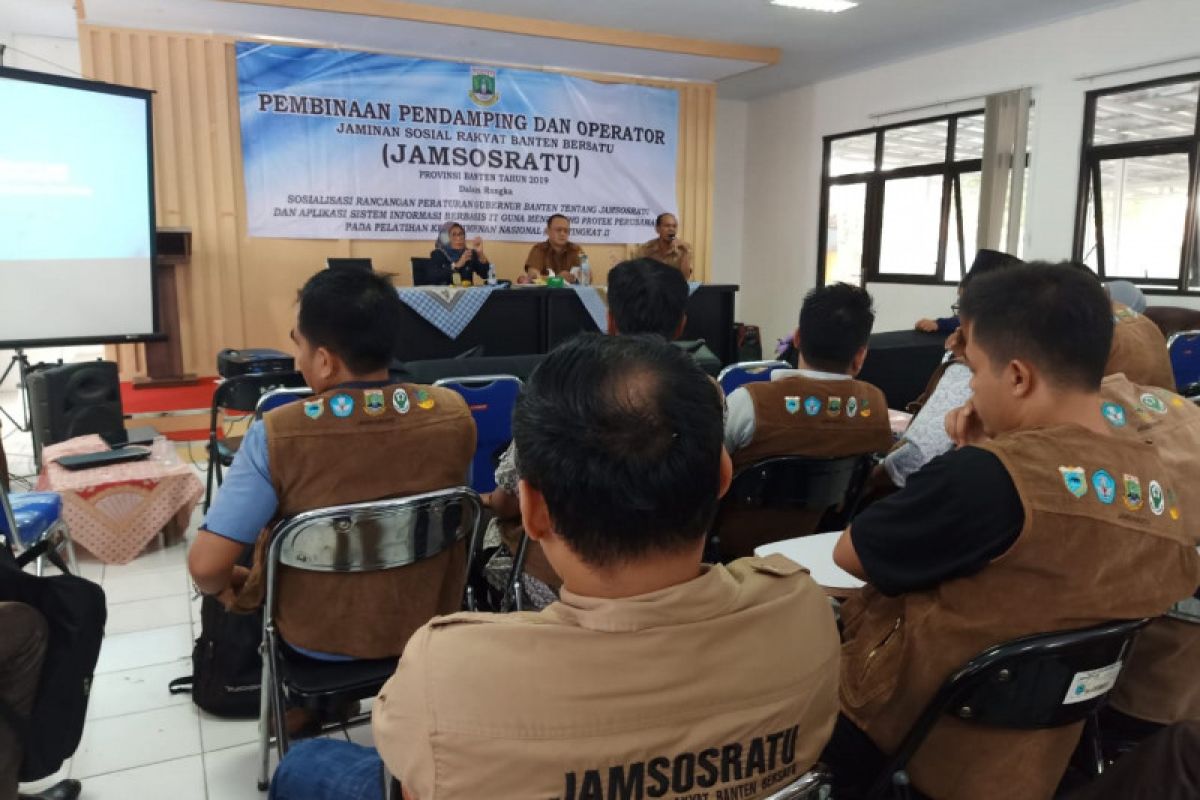 Dinsos Banten berikan pendamping Jamsosratu