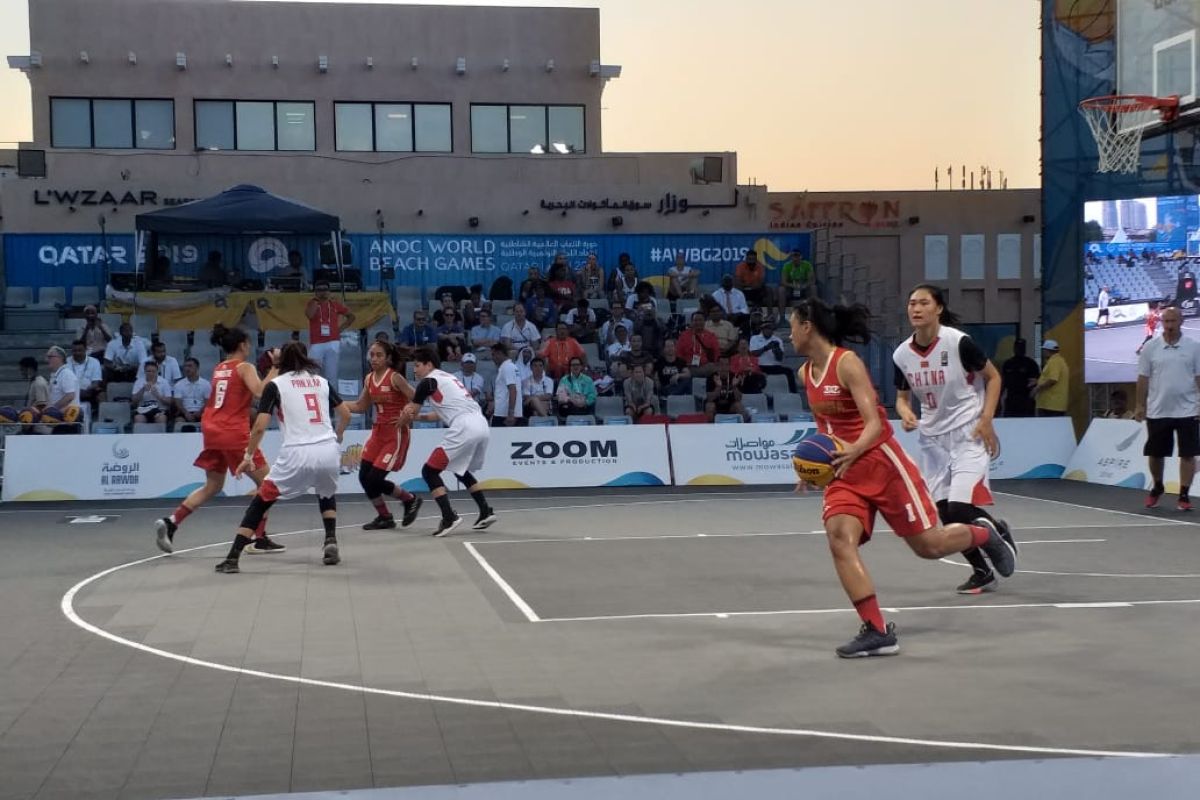 Indonesia gagal ke fase gugur basket 3x3 World Beach Games