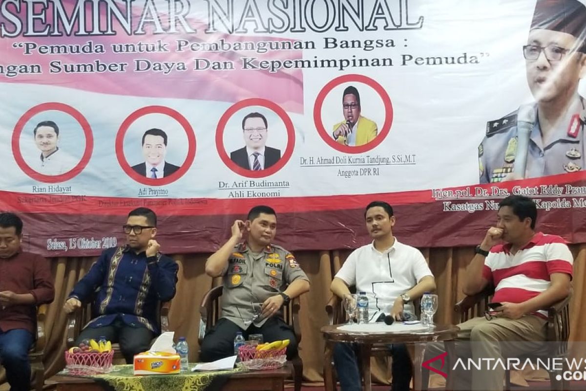 Wakasatgas Nusantara Polri: milenial jaga etika sampaikan aspirasi