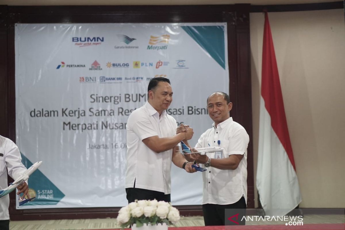 Garuda Indonesia restrukturisasi bisnis Merpati Airlines